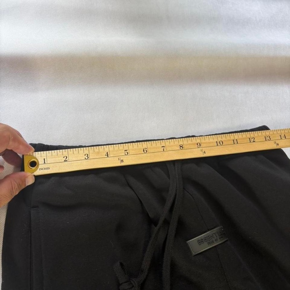 Fear of God Essentials Sweatpants Black Fleece Joggers Mens Size Small - Picture 5 of 5